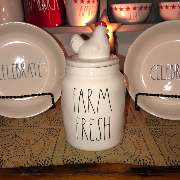 Rae Dunn Kitchen Rae Dunn Farm Fresh Baby Canister With Chicken